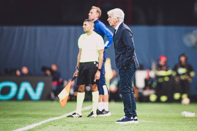 BERGAMO 21.09.2023 MECZ 1. KOLEJKA GRUPA D LIGA EUROPY SEZON 2023 24: ATALANTA BC - RAKOW CZESTOCHOWA --- UEFA EUROPA LEAGUE GROUP D MATCH: GIAN PIERO GASPERINI FOT. JAKUB ZIEMIANIN 400mm.pl NEWSPIX.PL --- Newspix.pl POLAND OUT!  20230921_IMG_7303