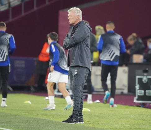 LONDON, ENGLAND - SEPTEMBER 21: David Moyes manager of West Ham United during UEFA Europa League Group A match between West Ham United FC and FK TSC Backa Topola at London Stadium on September 21, 2023 in London, England. (Photo by Dylan Hepworth) SPO 