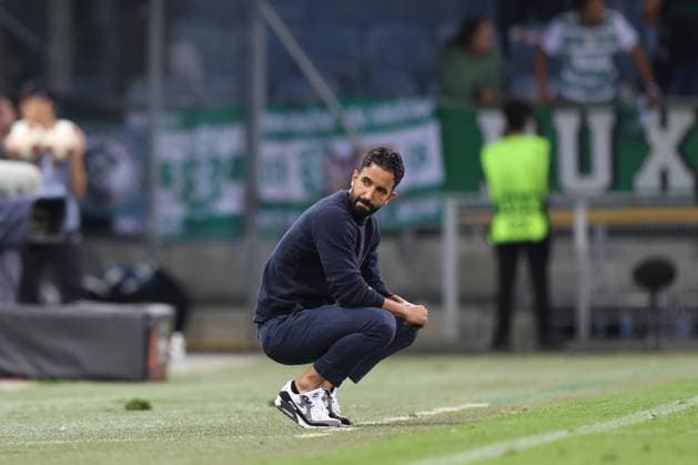 SOCCER - UEFA EL, Sturm vs Sporting GRAZ,AUSTRIA,21.SEP.23 - SOCCER - UEFA Europa League, group stage, SK Sturm Graz vs Sporting CP. Image shows head coach Ruben Amorim (Sporting Lissabon).  GEPAxpictures xChrisxBauer