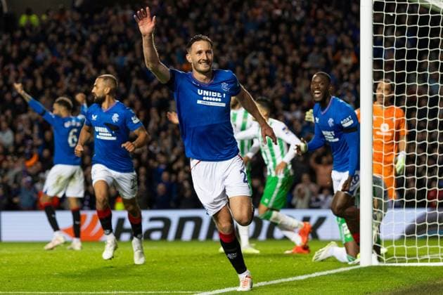 Rangers v Real Betis, UEFA Europa League, Group C, Football, Ibrox Stadium, Glasgow, UK - 21 Sep 2023  Copyright: xKirkxO Rourke RangersxFC Shutterstockx 14112753cd