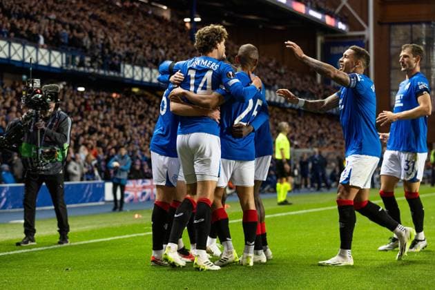 Rangers v Real Betis, UEFA Europa League, Group C, Football, Ibrox Stadium, Glasgow, UK - 21 Sep 2023  Copyright: xKirkxO Rourke RangersxFC Shutterstockx 14112753cj