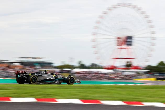 44 Lewis Hamilton GBR, Mercedes AMG Petronas F1 Team , F1 Grand Prix of Japan at Suzuka International Racing Course on September 22, 2023 in Suzuka, Japan Photo by HOCH ZWEI Suzuka Japan