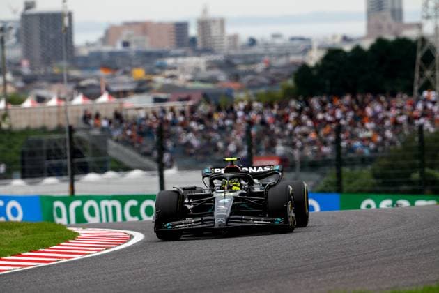 44 Lewis Hamilton GBR, Mercedes AMG Petronas F1 Team , F1 Grand Prix of Japan at Suzuka International Racing Course on September 22, 2023 in Suzuka, Japan Photo by HOCH ZWEI Suzuka Japan