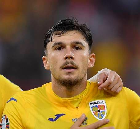 Romania v Kosovo: Group I - UEFA EURO, EM, Europameisterschaft,Fussball 2024 European Qualifiers Andrei Ratiu of Romania in action during the UEFA EURO 2024 European qualifier match between Romania and Kosovo at National Arena in Bucharest, Romania, on September 12, 2023 Bucharest Romania  Copyright: xAlexxNicodimx originalFilename:nicodim-romaniav230912_npecY.jpg