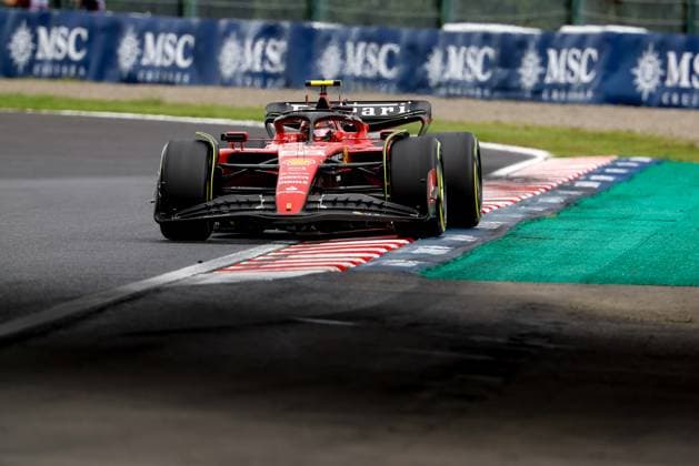 55 Carlos Sainz ESP, Scuderia Ferrari , F1 Grand Prix of Japan at Suzuka International Racing Course on September 22, 2023 in Suzuka, Japan Photo by HOCH ZWEI Suzuka Japan