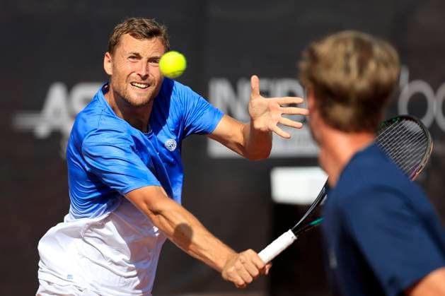 TENNIS - ATP, Tennis Herren Layjet Open BAD WALTERSDORF,AUSTRIA,22.SEP.23 - TENNIS - ATP Challenger Tour, Layjet Open. Image shows Ivan Liutarevich (UKR).  GEPAxpictures xMarioxBuehner-Weinrauch