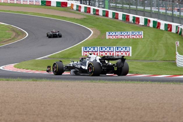 September 22, 2023, Suzuka, Mie Prefecture, Japan: YUKI TSUNODA (JAP) of AlphaTauri 22 races during FP1 on Practice Day at the Formula 1 Japanese Grand Prix. Suzuka Japan - ZUMAb177 20230922_aap_b177_101 Copyright: xTaidghxBarronx