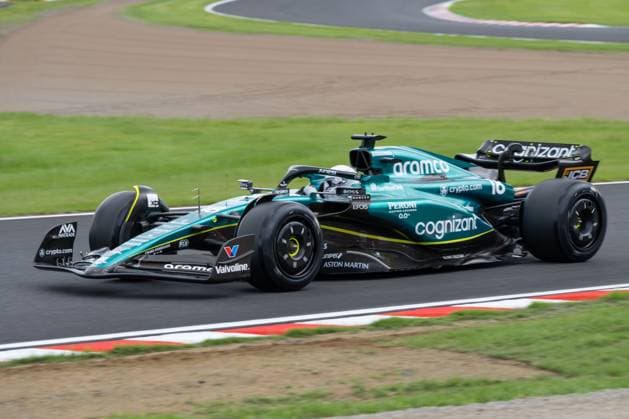 September 22, 2023, Suzuka, Mie Prefecture, Japan: LANCE STROLL (CAN) of Aston Martin 18 races during FP1 on Practice Day at the Formula 1 Japanese Grand Prix. Suzuka Japan - ZUMAb177 20230922_aap_b177_134 Copyright: xTaidghxBarronx