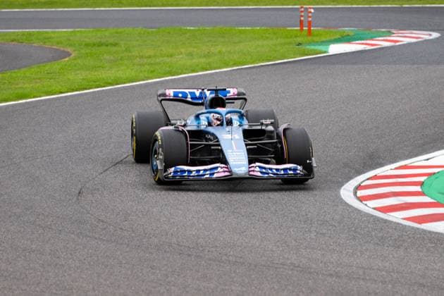 September 22, 2023, Suzuka, Mie Prefecture, Japan: ESTEBAN OCON (FRA) of Alpine 31 races during FP1 on Practice Day at the Formula 1 Japanese Grand Prix. Suzuka Japan - ZUMAb177 20230922_aap_b177_141 Copyright: xTaidghxBarronx