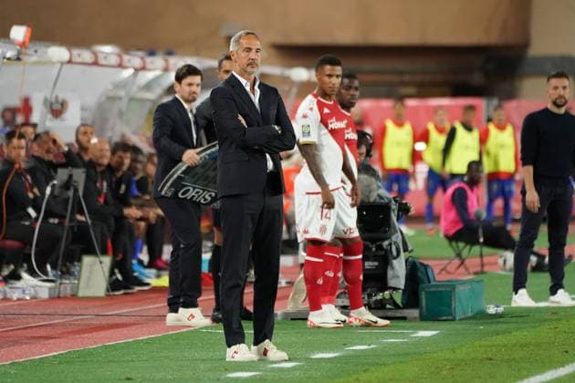 Adolf Adi Hütter (entraineur de l AS Monaco) FOOTBALL : AS Monaco vs OGC Nice - Ligue 1 Uber Eats - Monaco - 22 09 2023 NorbertScanella Panoramic 