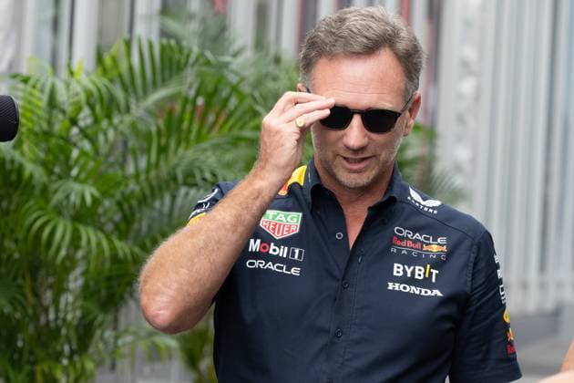 September 23, 2023, Suzuka, Mie Prefecture, Japan: Red Bull Racing s team principle CHRISTIAN HORNER arrives to the paddock for Qualifying for the 2023 Formula 1 Japanese Grand Prix Suzuka Japan - ZUMAb177 20230923_aap_b177_045 Copyright: xTaidghxBarronx