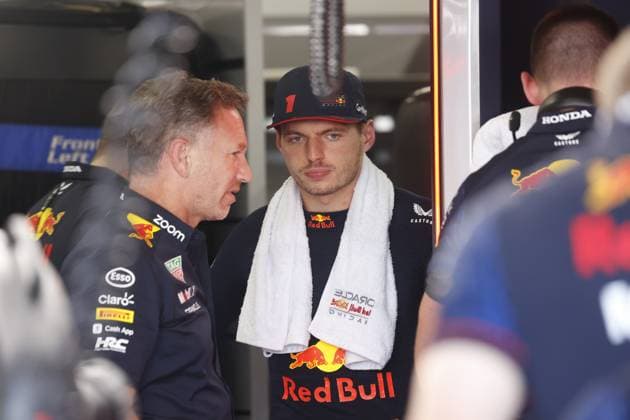 Christian Horner GBR, Oracle Red Bull Racing , 1 Max Verstappen NLD, Oracle Red Bull Racing , F1 Grand Prix of Japan at Suzuka International Racing Course on September 23, 2023 in Suzuka, Japan Photo by HOCH ZWEI Suzuka Japan