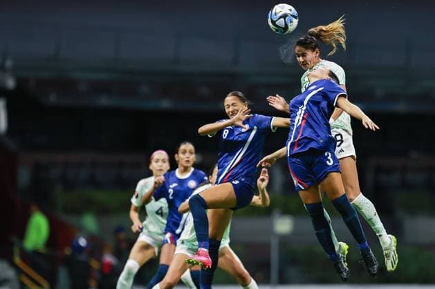 RECORD DATE NOT STATED CONCACAF Womens Gold Cup 2023 Mexico vs Puerto Rico Christina Burkenroad of Mexico during the game Mexico (Mexican national team, Nationalteam vs Puerto Rico, corresponding to League A of the Group Stage Qualifiers for the CONCACAF Womens Gold Cup, at Azteca Stadium, on September 22, 2023. <br><br> Christina Burkenroad de Mexico durante el partido Mexico (Seleccion Nacional Mexicana) vs Puerto Rico, correspondiente a la Liga A de la Fase grupos Clasificatorio a la Copa Oro Femenina de la CONCACAF, el el Estadio Azteca, el 22 de Septiembre de 2023. CIUDAD DE MEXICO CDMX MEXICO  Copyright: xJuanxLuisxDiazx 20230922221932_CWGC_23_MEX_PUR_BURKENROAD111