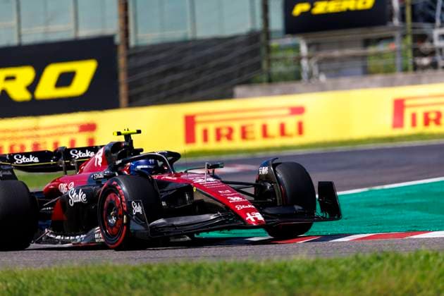 23rd September 2023; Suzuka Circuit, Suzuka, Japan; 2023 Formula 1 Lenovo Japanese Grand Prix; Qualifying Day; Number 24 Alfa Romeo driver Guanyu Zhou during practice 3 at the Japanese Formula 1  ActionPlus12556164 StephenxBlackberry