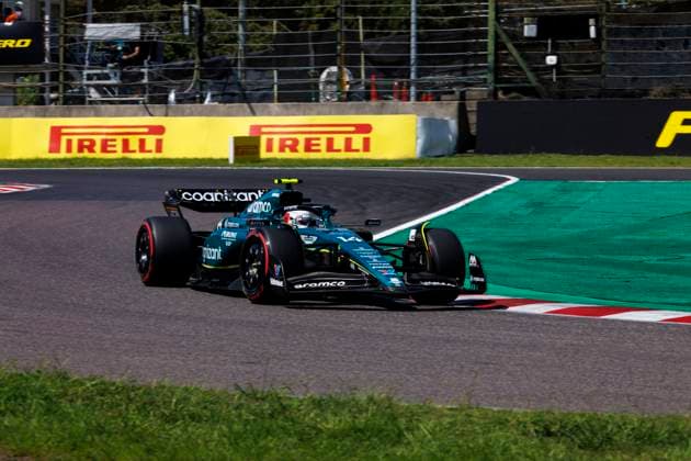 23rd September 2023; Suzuka Circuit, Suzuka, Japan; 2023 Formula 1 Lenovo Japanese Grand Prix; Qualifying Day; Number 14 Aston Martin driver Fernando Alonso during practice 3 at the Japanese Formula 1  ActionPlus12556170 StephenxBlackberry