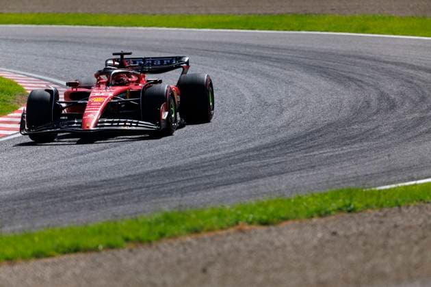 23rd September 2023; Suzuka Circuit, Suzuka, Japan; 2023 Formula 1 Lenovo Japanese Grand Prix; Qualifying Day; Number 16 Scuderia Ferrari driver Charles Leclerc during practice 3 at the Japanese Formula 1  ActionPlus12556179 StephenxBlackberry