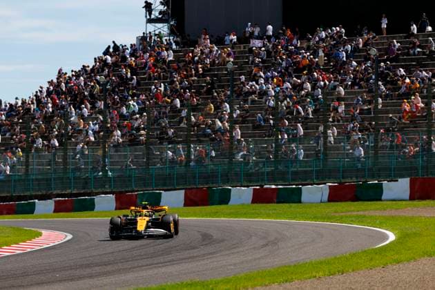 23rd September 2023; Suzuka Circuit, Suzuka, Japan; 2023 Formula 1 Lenovo Japanese Grand Prix; Qualifying Day; Number 4 McLaren driver Lando Norris during practice 3 at the Japanese Formula 1  ActionPlus12556188 StephenxBlackberry