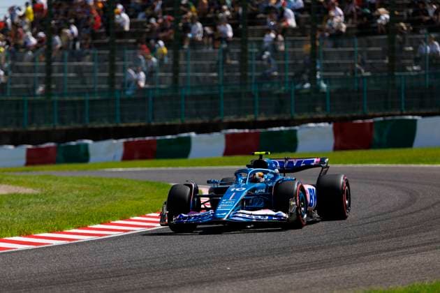 23rd September 2023; Suzuka Circuit, Suzuka, Japan; 2023 Formula 1 Lenovo Japanese Grand Prix; Qualifying Day; Number 10 Alpine driver Pierre Gasly during practice 3 at the Japanese Formula 1  ActionPlus12556191 StephenxBlackberry