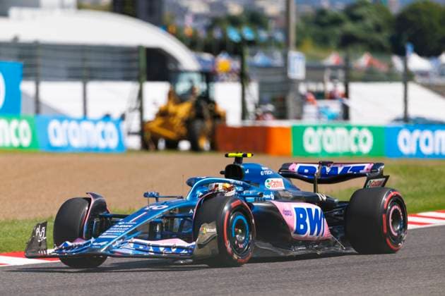 23rd September 2023; Suzuka Circuit, Suzuka, Japan; 2023 Formula 1 Lenovo Japanese Grand Prix; Qualifying Day; Number 10 Alpine driver Pierre Gasly during practice 3 at the Japanese Formula 1  ActionPlus12556199 StephenxBlackberry