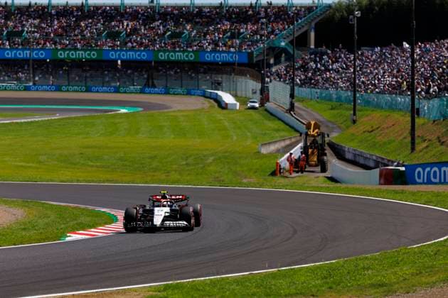 23rd September 2023; Suzuka Circuit, Suzuka, Japan; 2023 Formula 1 Lenovo Japanese Grand Prix; Qualifying Day; Number 22 Scuderia AlphaTauri driver Yuki Tsunoda during practice 3 at the Japanese Formula 1  ActionPlus12556215 StephenxBlackberry