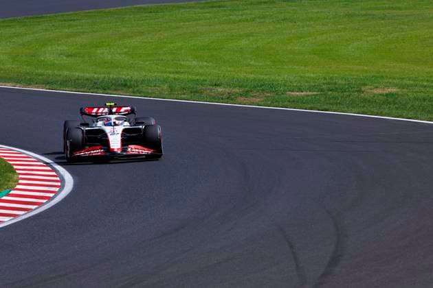 23rd September 2023; Suzuka Circuit, Suzuka, Japan; 2023 Formula 1 Lenovo Japanese Grand Prix; Qualifying Day; Number 27 Haas driver Nico Hulkenberg during practice 3 at the Japanese Formula 1  ActionPlus12556225 StephenxBlackberry