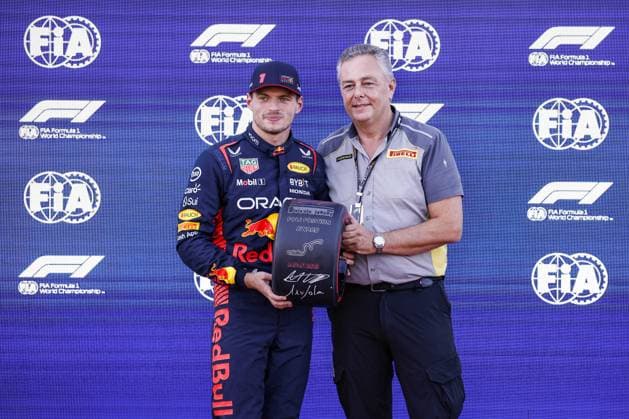 VERSTAPPEN Max (ned), Red Bull Racing RB19, portrait ISOLA Mario (ita), Motorsport Racing Manager of Pirelli, portrait during the 2023 Formula 1 Lenovo Japanese Grand Prix, 16th round of the 2023 Formula One World Championship, WM, Weltmeisterschaft from September 22 to 24, 2023 on the Suzuka International Racing Course, in Suzuka - F1 - JAPANESE GRAND PRIX 2023 DPPI Panoramic  00123036__R5_0862