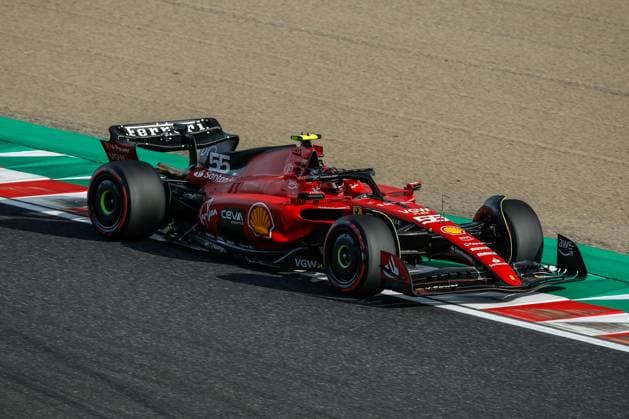 55 Carlos Sainz ESP, Scuderia Ferrari , F1 Grand Prix of Japan at Suzuka International Racing Course on September 23, 2023 in Suzuka, Japan Photo by HOCH ZWEI Suzuka Japan