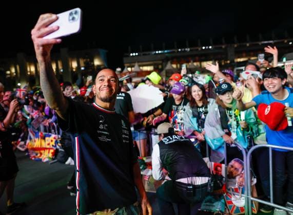 44 Lewis Hamilton GBR, Mercedes AMG Petronas F1 Team , F1 Grand Prix of Japan at Suzuka International Racing Course on September 23, 2023 in Suzuka, Japan Photo by HOCH ZWEI Suzuka Japan