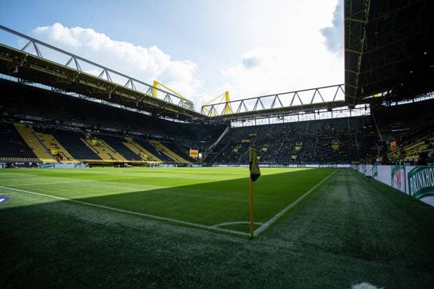 1 Football Bundesliga Borussia Dortmund VfL Wolfsburg, 23 09 2023 Stadium until the start of the match 1 Football Bundesliga Borussia Dortmund VfL Wolfsburg, Dortmund, Signal Iduna Park, 23 09 2023 DFL Regulations prohibit any of use of photographs as image sequences and quasi video Copyright: xBEAUTIFULxSPORTS Buriakovx