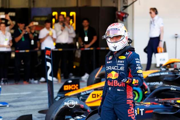 23rd September 2023; Suzuka Circuit, Suzuka, Japan; 2023 Formula 1 Lenovo Japanese Grand Prix; Qualifying Day; Number 1 Red Bull driver Max Verstappen during qualifying at the Japanese Formula 1  ActionPlus12556322 StephenxBlackberry