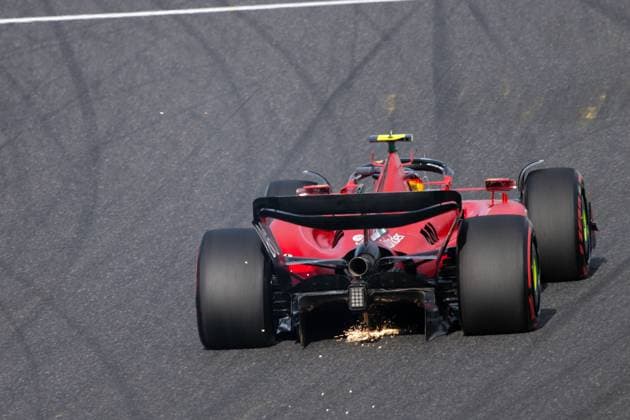September 23, 2023, Suzuka, Mie Prefecture, Japan: CARLOS SANIZ (SPA) of Ferrari 55 races during Qualifying of the 2023 Formula 1 Japanese Grand Prix. Verstappen qualified pole position. Suzuka Japan - ZUMAb177 20230923_aap_b177_080 Copyright: xTaidghxBarronx