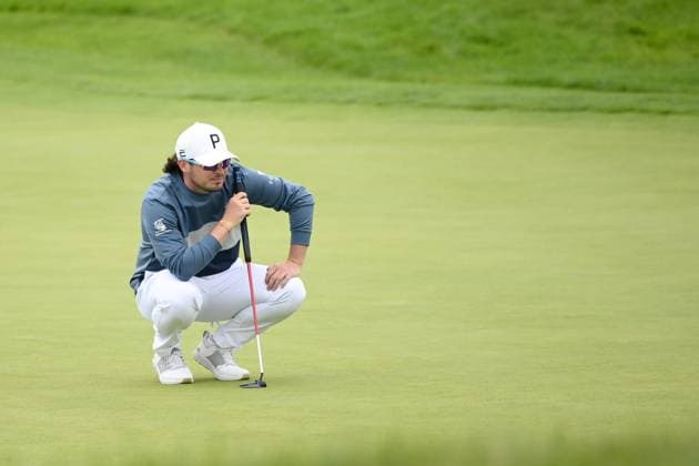 Golf, Cazoo Open de France in Saint-Quentin-en-Yvelines Ewen Ferguson ( SCO ) - GOLF : Cazoo Open de France - St Quentin en Yvelines - 23 09 2023 FedericoPestellini Panoramic 