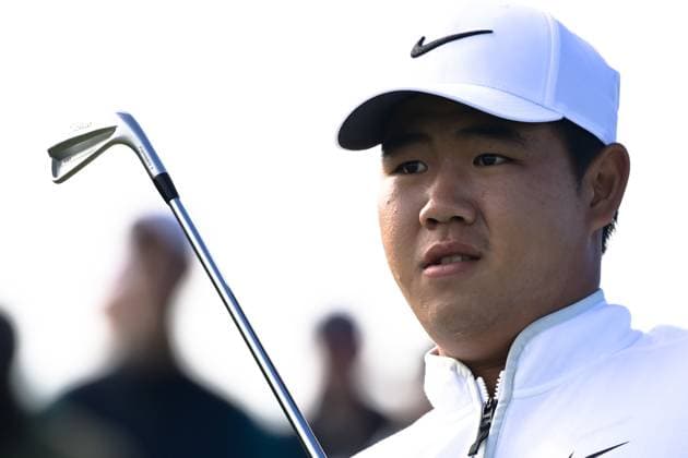 Golf, Cazoo Open de France in Saint-Quentin-en-Yvelines Tom Kim ( SKO ) GOLF : Cazoo Open de France - St Quentin en Yvelines - 23 09 2023 FedericoPestellini Panoramic 