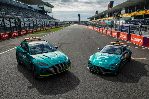 Formula 1, Japanese GP in Suzuka, Aston Martin Safety Car and Medical Car