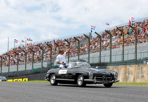 HAMILTON Lewis (gbr), Mercedes AMG F1 Team W14, portrait during the 2023 Formula 1 Lenovo Japanese Grand Prix, 16th round of the 2023 Formula One World Championship, WM, Weltmeisterschaft from September 22 to 24, 2023 on the Suzuka International Racing Course, in Suzuka - F1 - JAPANESE GRAND PRIX 2023 - RACE DPPI Panoramic  00123037_F12023GP17JAP_JK182138