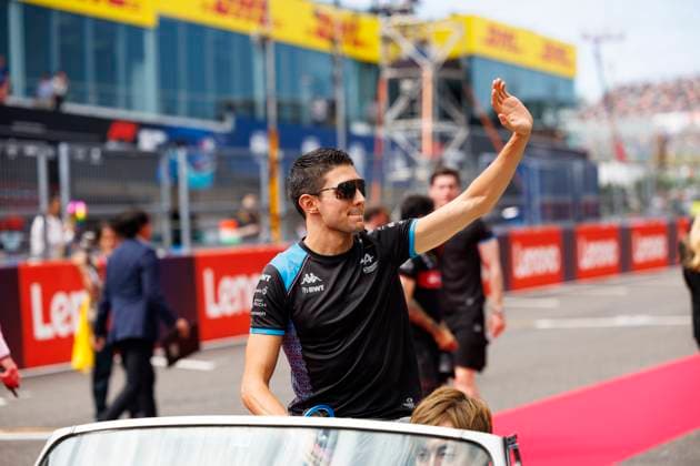 24th September 2023; Suzuka Circuit, Suzuka, Japan; 2023 Formula 1 Lenovo Japanese Grand Prix; Race Day; Number 31 Alpine driver Esteban Ocon before the race during the drivers parade  ActionPlus12557228 StephenxBlackberry