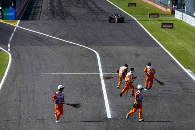 Marshall on track during the 2023 Formula 1 Lenovo Japanese Grand Prix, 16th round of the 2023 Formula One World Championship, WM, Weltmeisterschaft from September 22 to 24, 2023 on the Suzuka International Racing Course, in Suzuka - F1 - JAPANESE GRAND PRIX 2023 - RACE DPPI Panoramic  _R3_7174