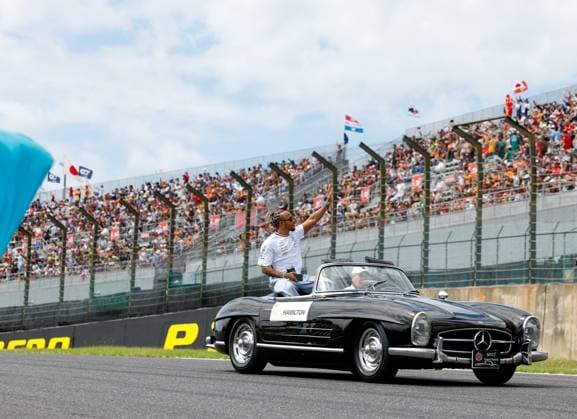 44 Lewis Hamilton GBR, Mercedes AMG Petronas F1 Team , F1 Grand Prix of Japan at Suzuka International Racing Course on September 24, 2023 in Suzuka, Japan Photo by HOCH ZWEI Suzuka Japan