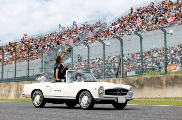 63 George Russell GBR, Mercedes AMG Petronas F1 Team , F1 Grand Prix of Japan at Suzuka International Racing Course on September 24, 2023 in Suzuka, Japan Photo by HOCH ZWEI Suzuka Japan