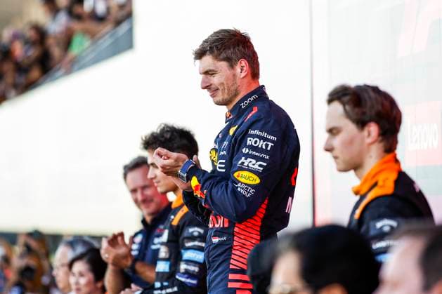 VERSTAPPEN Max (ned), Red Bull Racing RB19, portrait podium during the 2023 Formula 1 Lenovo Japanese Grand Prix, 16th round of the 2023 Formula One World Championship, WM, Weltmeisterschaft from September 22 to 24, 2023 on the Suzuka International Racing Course, in Suzuka - F1 - JAPANESE GRAND PRIX 2023 - RACE DPPI Panoramic  00123037__R3_8141