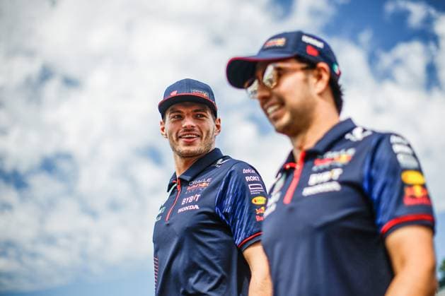 1 Max Verstappen NLD, Oracle Red Bull Racing , 11 Sergio Perez MEX, Oracle Red Bull Racing , F1 Grand Prix of Japan at Suzuka International Racing Course on September 24, 2023 in Suzuka, Japan Photo by HOCH ZWEI Suzuka Japan