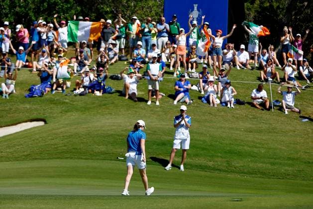 2023 Solheim Cup, Finca Cortesin, Andalucia, Spain 24 9 2023 Leona Maguire Leona Maguire 24 9 2023  Copyright: x INPHO MartinxSirasxLimax _MS09937