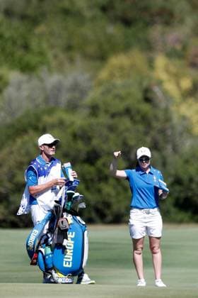 2023 Solheim Cup, Finca Cortesin, Andalucia, Spain 24 9 2023 Leona Maguire Leona Maguire 24 9 2023  Copyright: x INPHO MartinxSirasxLimax _MSL8405