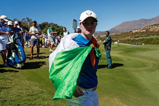 2023 Solheim Cup, Finca Cortesin, Andalucia, Spain 24 9 2023 Leona Maguire Leona Maguire 24 9 2023  Copyright: x INPHO MartinxSirasxLimax _MSL8508