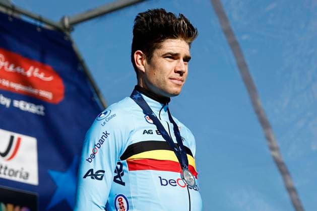 UEC Road European Championships 2023 DRENTHE, NETHERLANDS - SEPTEMBER 24 : Van Aert Wout (BEL) men elite Road cycling, Rad, Radsport, Strasse race pictured during the UEC Road European Championships 2023 on September 24, 2023 in Drenthe, Netherlands, 24 09 2023 Drenthe Netherlands  Copyright: xJanxDexMeuleneirx