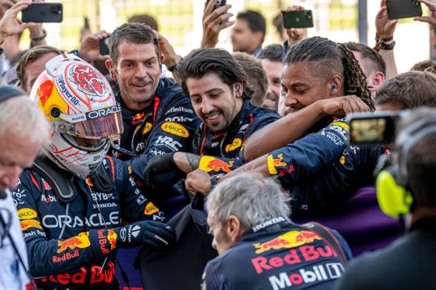 SUZUKA, JAPAN: Max Verstappen, racing for the Red Bull Racing team during the 2023 Formula 1 Japanese Grand Prix at the Suzuka International Racing Course in Suzuka, Japan