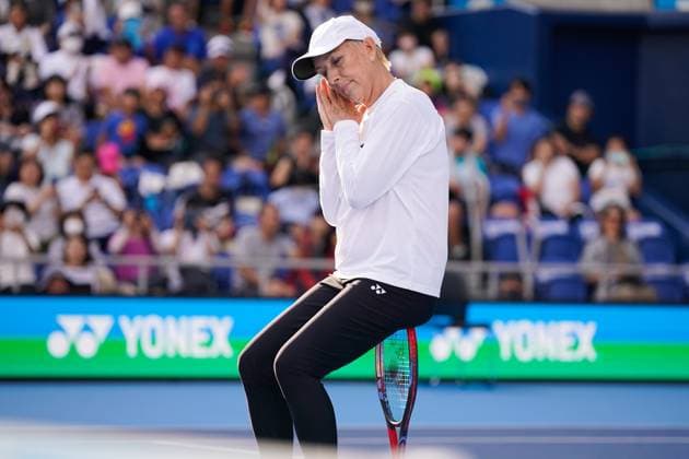 Martina Navratilova (USA), SEPTEMBER 24, 2023 - Tennis : Exhibition Match at Ariake Tennis Forest Park during YONEX Tennis Festival with TORAY PPO TENNIS in Tokyo, Japan. Noxthirdxpartyxsales  (230309960)