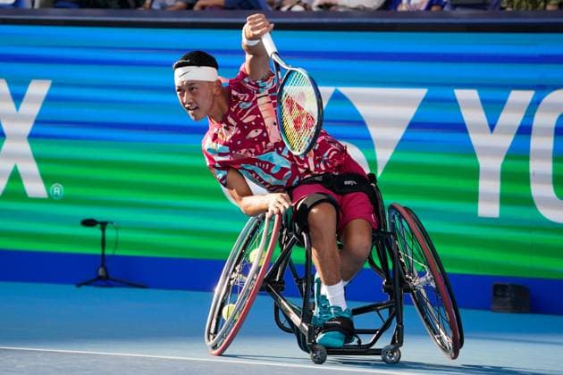 Tokito Oda (JPN), SEPTEMBER 24, 2023 - Tennis : Exhibition Match at Ariake Tennis Forest Park during YONEX Tennis Festival with TORAY PPO TENNIS in Tokyo, Japan. Noxthirdxpartyxsales  (230310021)
