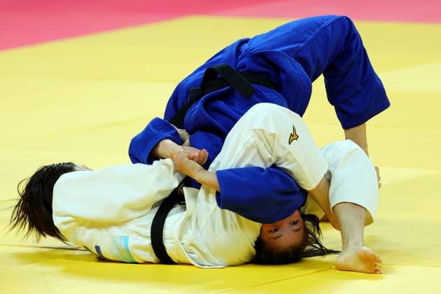 Sport Themen der Woche KW39 Sport Bilder des Tages Chen Ling Lien (TPE), SEPTEMBER 25, 2023 - Judo : Women s Individual -57kg Elimination Round of 16 at Xiaoshan Linpu Gymnasium during the 2022 China Hangzhou Asian Games in Hangzhou, China. Noxthirdxpartyxsales  (230411217)