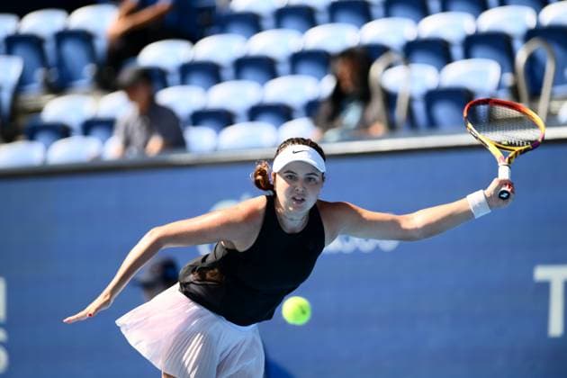 Kayla DayUSA), SEPTEMBER 25, 2023 - Tennis : Women s Singles 1st Round at Ariake Coliseum during TORAY Pan Pacific Open Tennis Tournament 2023, Japan. Noxthirdxpartyxsales  (230414972)